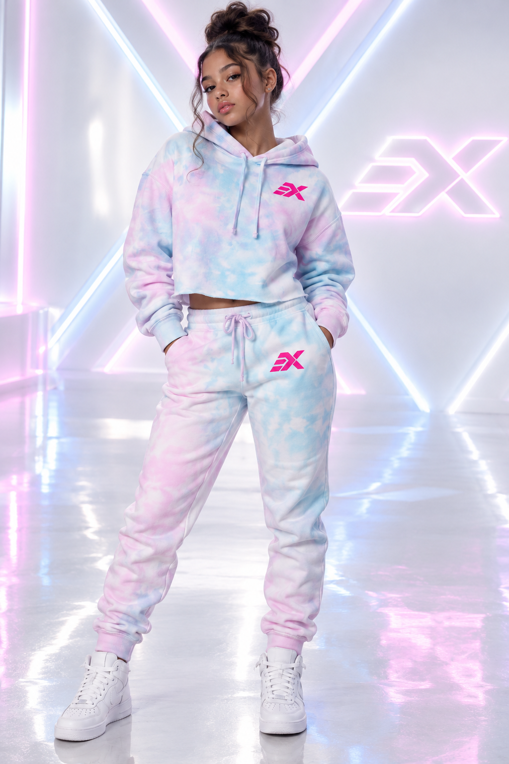EmpactX Pastel Tie-Dye Joggers