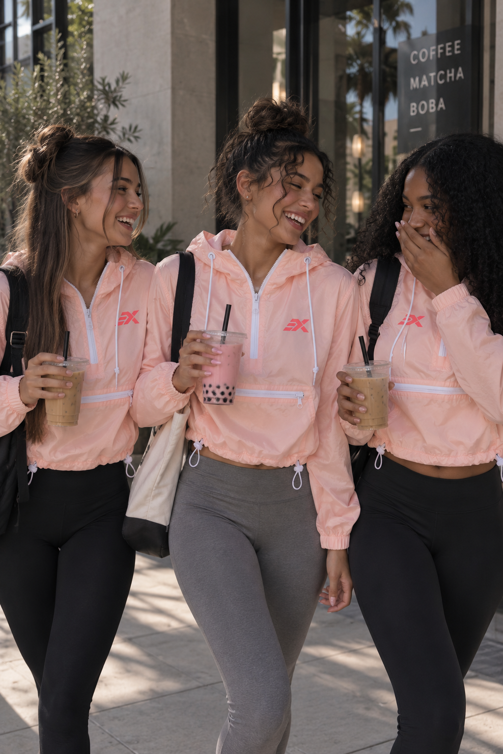 Lightweight Pullover Crop Windbreaker